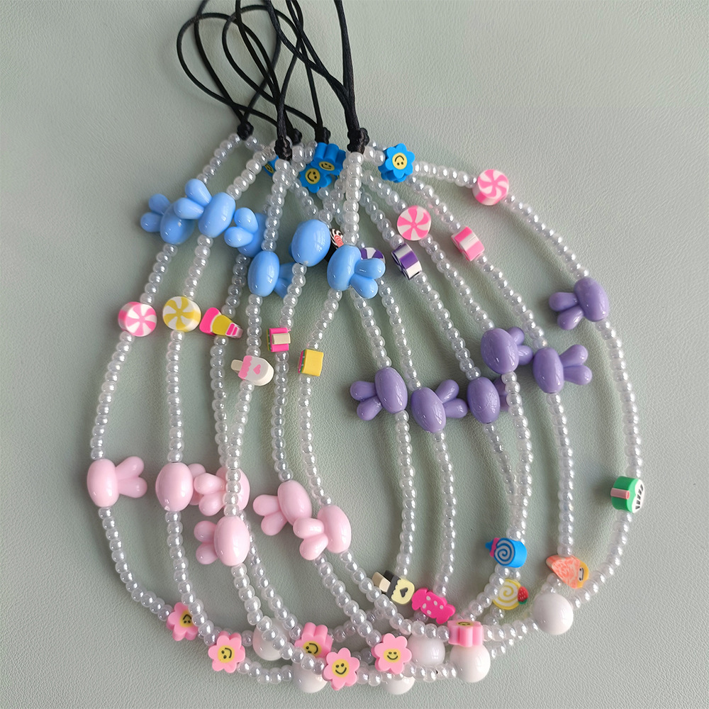 Body Jewelry Y2K - HERLOOK Animal Rabbit Phone Charm Straps