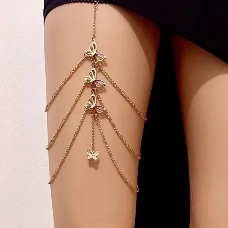 Bohemian Crystal Tassel Multi  - огляд і ціна Body Jewelry Thigh Chain