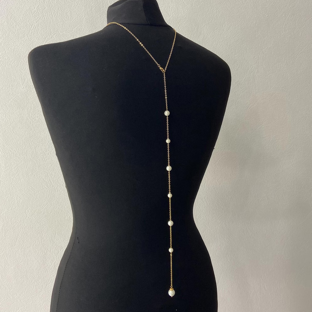 Bohemian Bridal Back Chain Nec - огляд і ціна Body Jewelry For Backless Dress