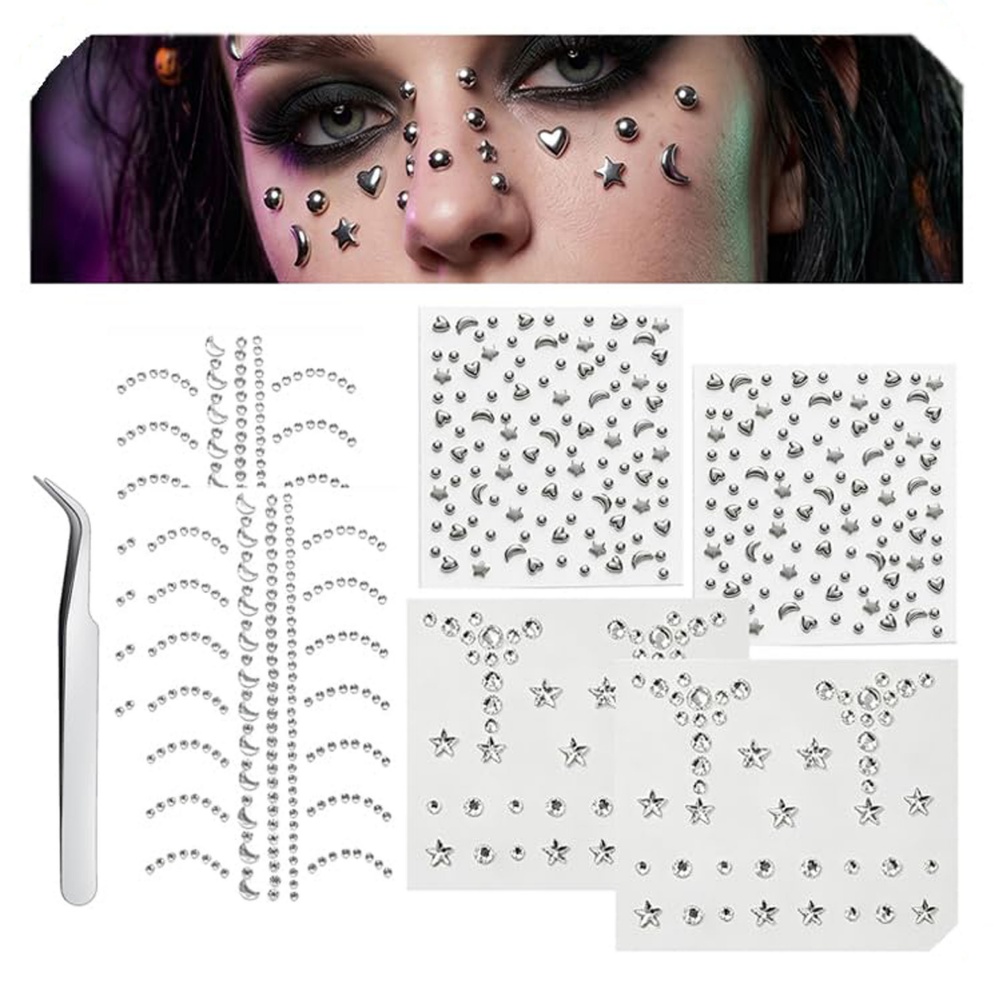 Fake Piercings Balls Stick on  - огляд і ціна Body Jewelry Nose Studs