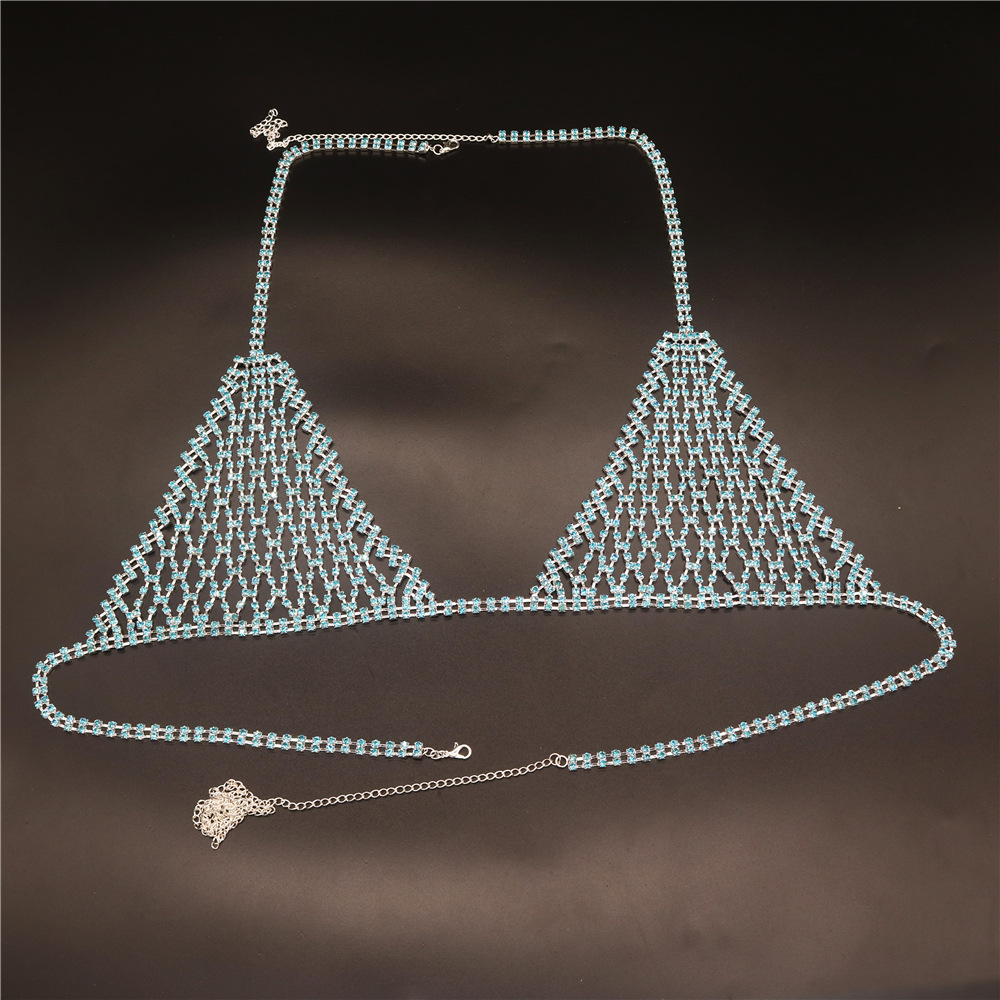 Boho Rhinestone Grid Chest Cha - огляд і ціна Body Jewelry Harness