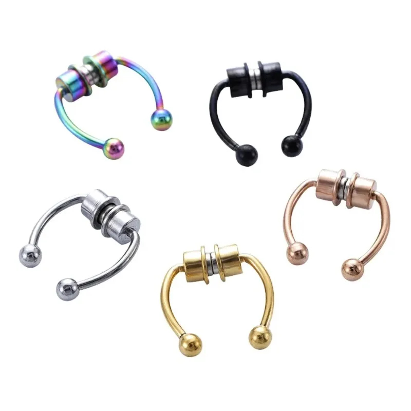 1/2/3Pcs Fake Magnetic Nose Ri - огляд і ціна Body Jewelry Nose Studs