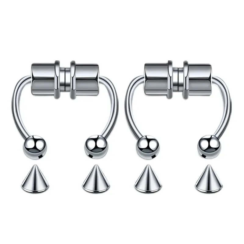 1/2/3Pcs Fake Magnetic Nose Ri - огляд і ціна Body Jewelry Nose Studs