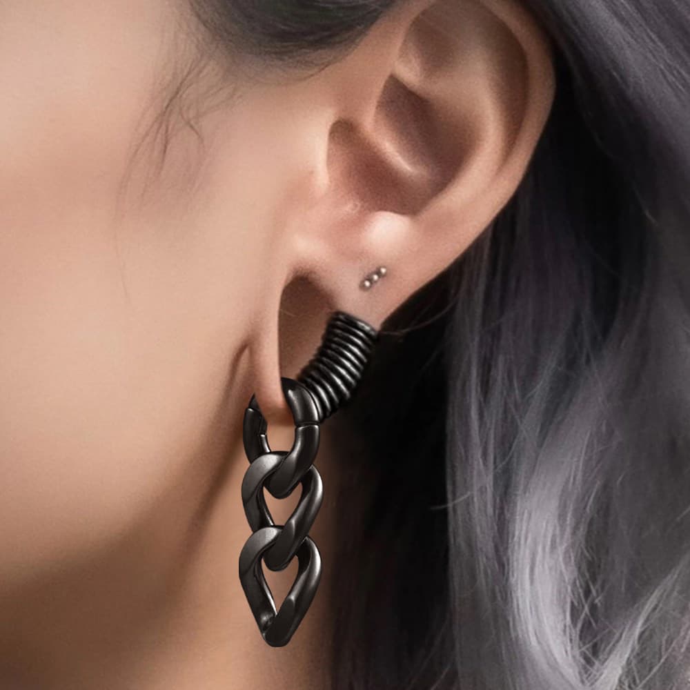 Casvort 2PCS 4mm 6G Chain Ear  - огляд і ціна Body Jewelry Hangers