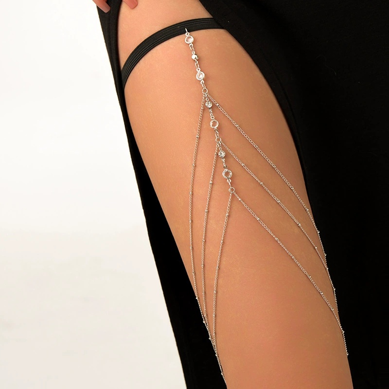 2025 New Women Bohemian Thigh  - огляд і ціна Body Jewelry Thigh Chain