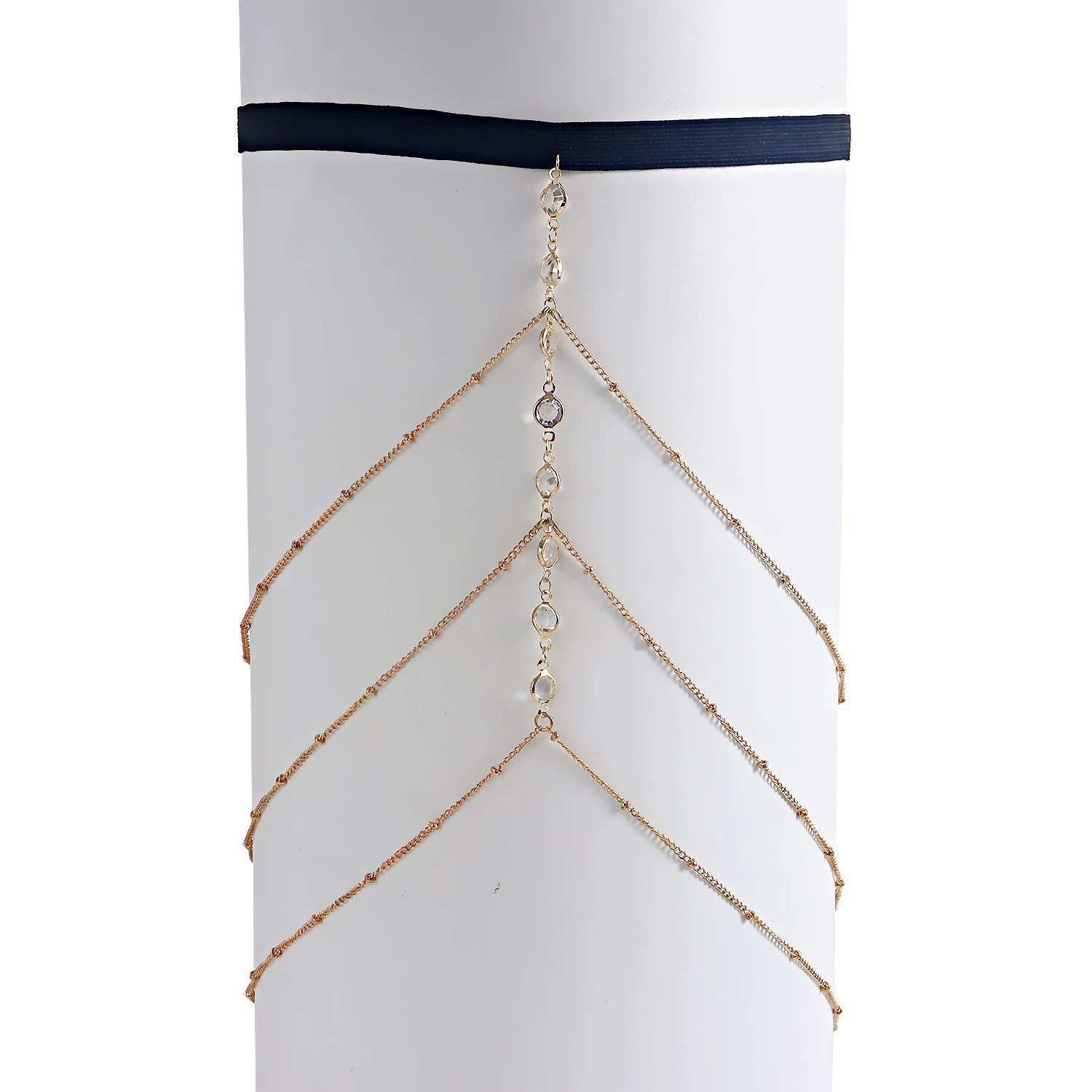 2025 New Women Bohemian Thigh  - огляд і ціна Body Jewelry Thigh Chain