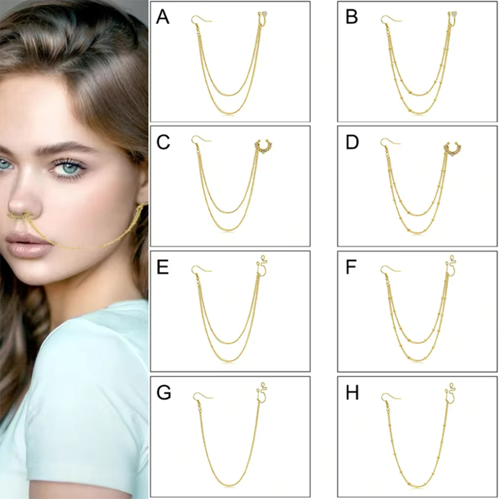 1Pc/Set Yellow Gold Fake Septu - огляд і ціна Yellow Body Jewelry