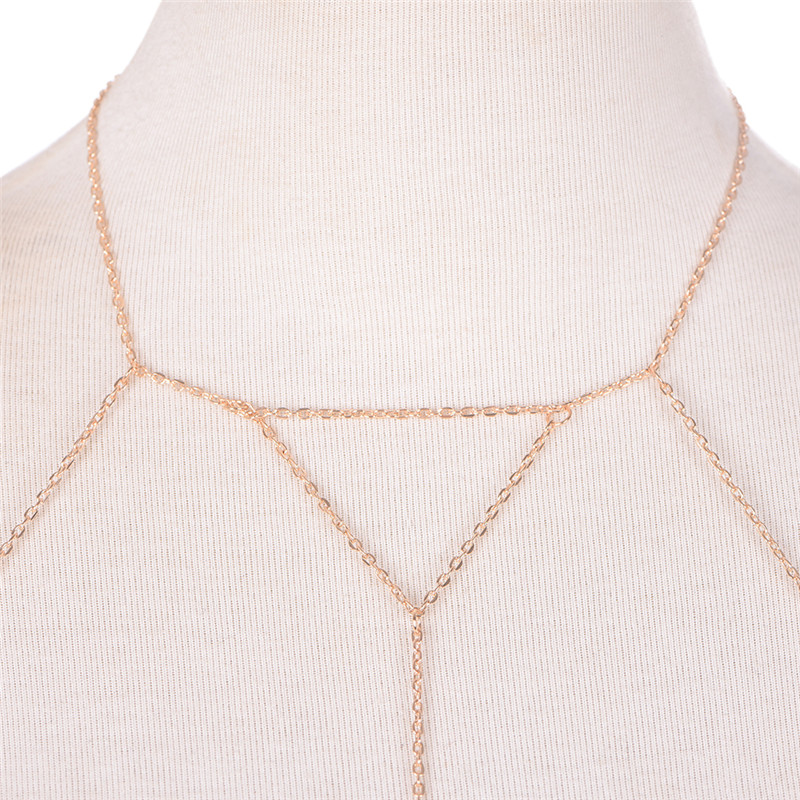 Gold Silver Fashion Link Chain - огляд і ціна Body Jewelry Harness