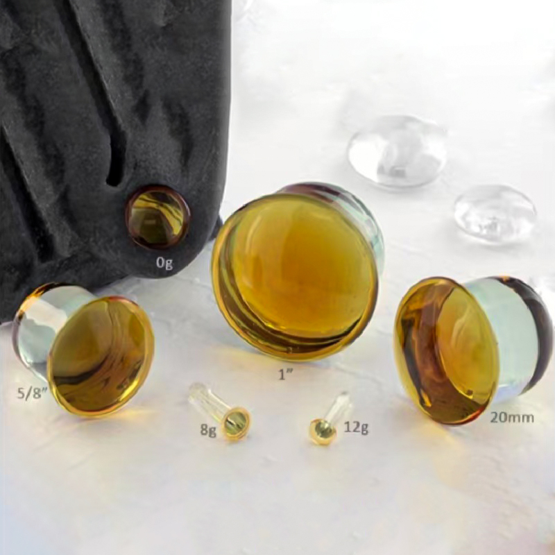 1Pair 1.6-16mm Top Quality Yel - огляд і ціна Yellow Body Jewelry
