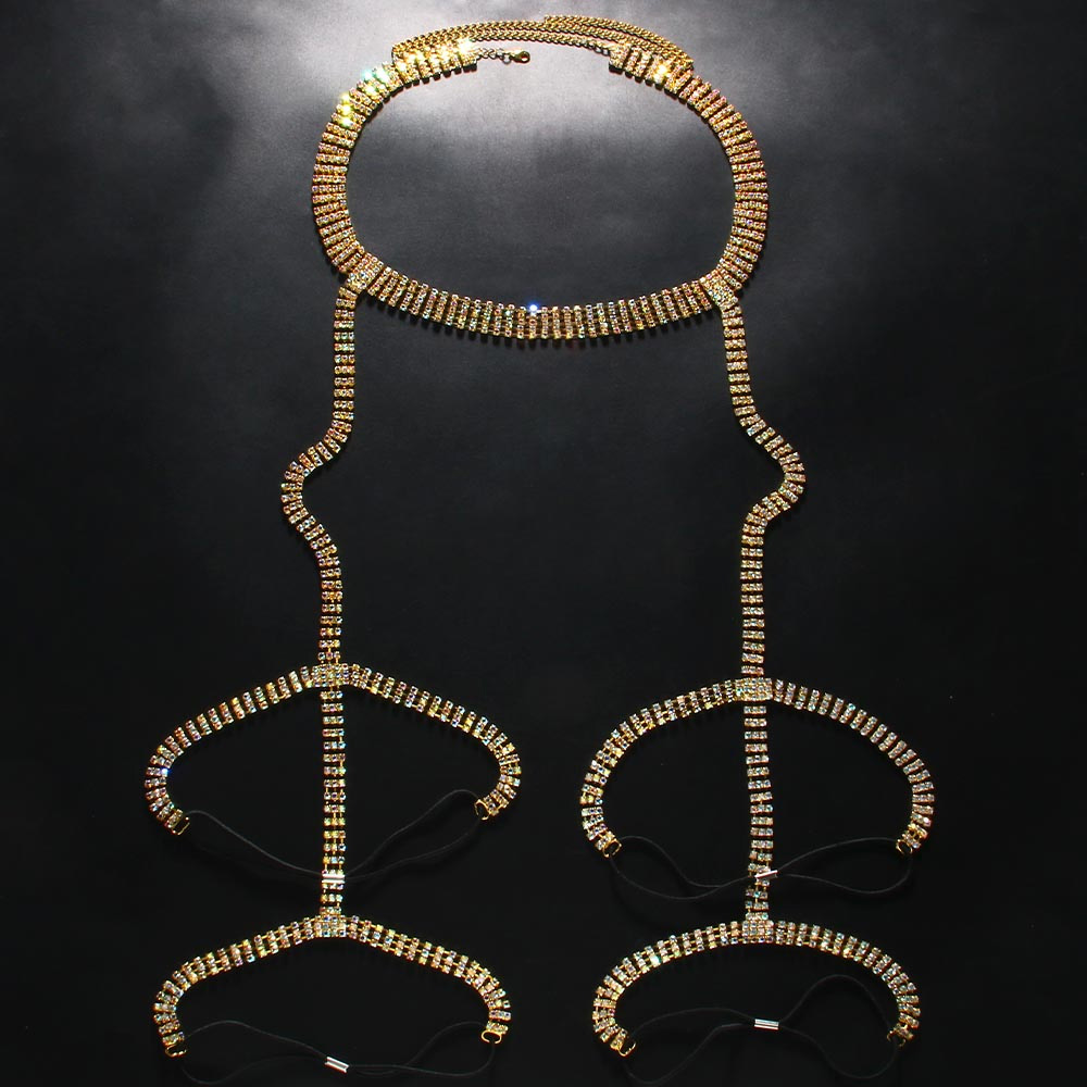 Stonefans Rhinestone Thigh Gar - огляд і ціна Body Jewelry Thigh Chain