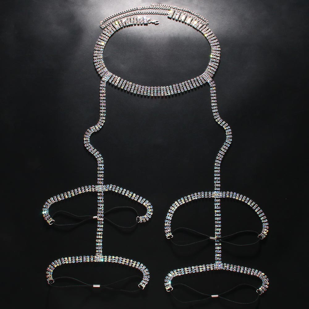 Stonefans Rhinestone Thigh Gar - огляд і ціна Body Jewelry Thigh Chain