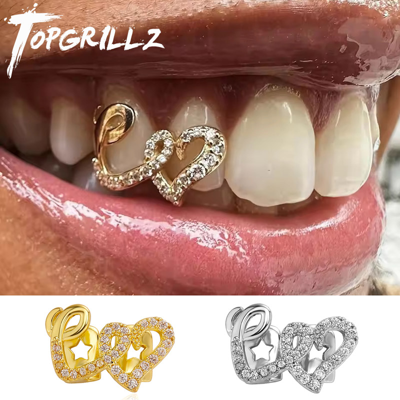TOPGRILLZ Double Heart Teeth C - огляд і ціна Body Jewelry Men