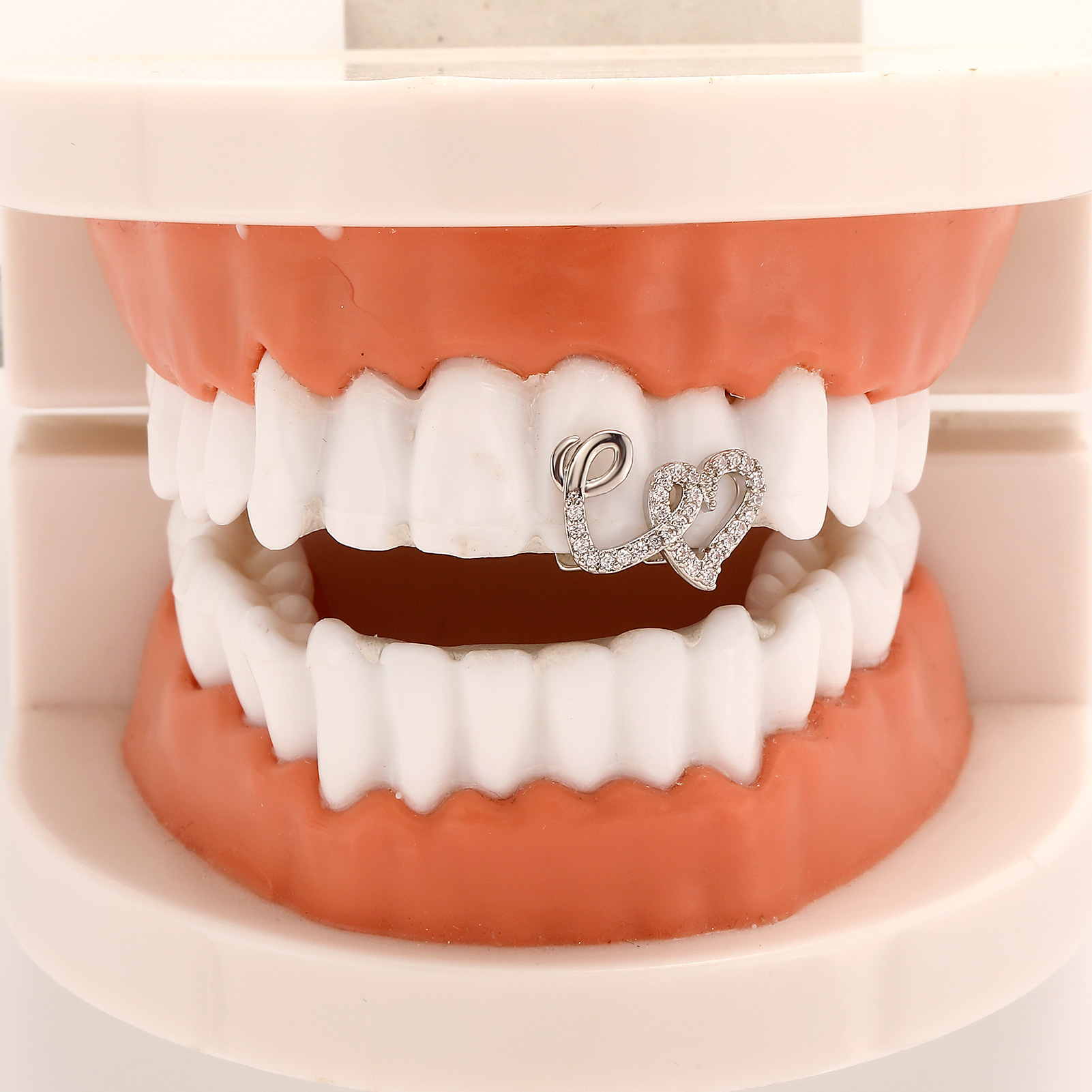 TOPGRILLZ Double Heart Teeth C - огляд і ціна Body Jewelry Men