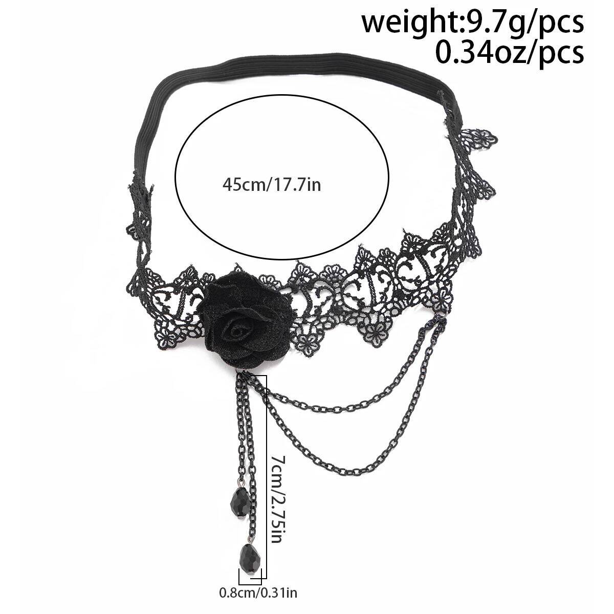 Lacteo Punk Sexy Black Lace El - огляд і ціна Body Jewelry Thigh Chain