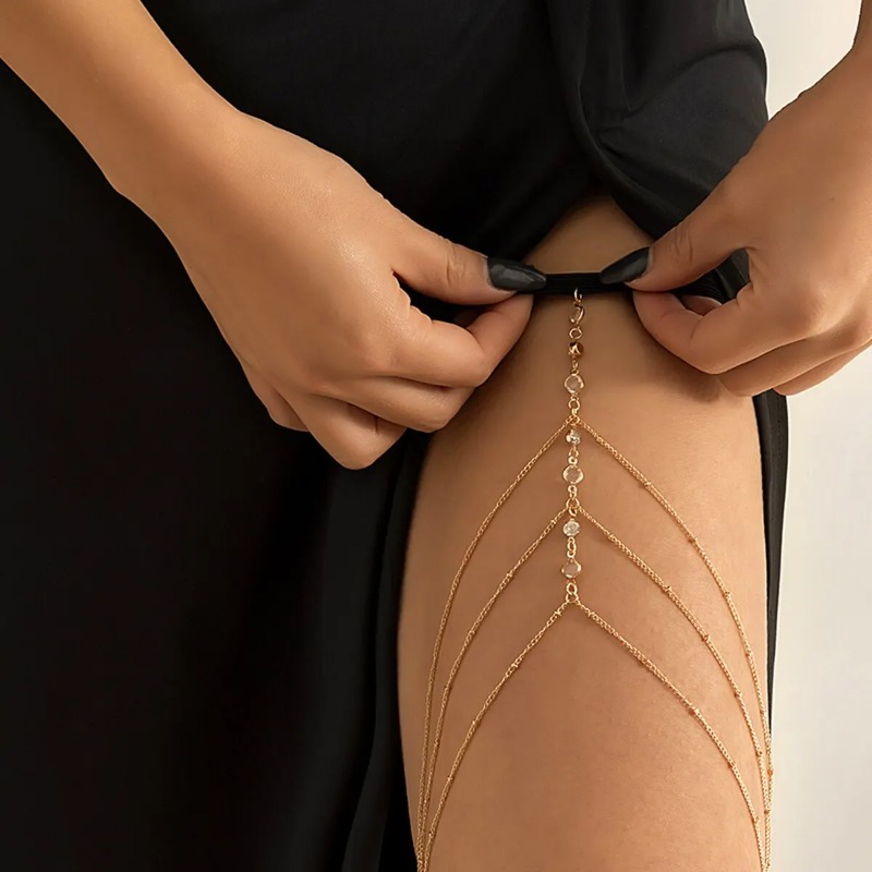 Women Summer Sexy Tassel Multi - огляд і ціна Body Jewelry Thigh Chain