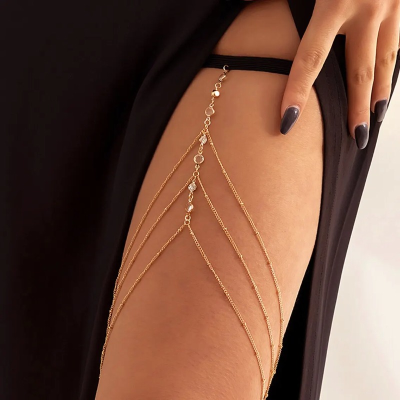 Women Summer Sexy Tassel Multi - огляд і ціна Body Jewelry Thigh Chain