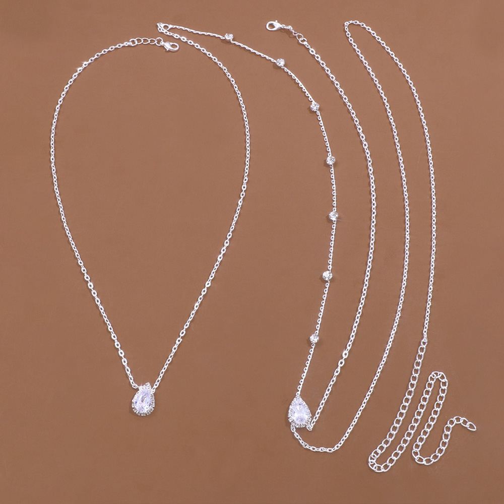 Stonefans Luxury Water Drop Zi - огляд і ціна Body Jewelry For Backless Dress
