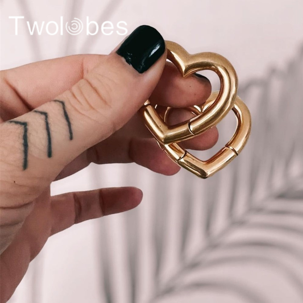 Twolobes 2PCS Heart 316 Stainl - огляд і ціна Body Jewelry Hangers