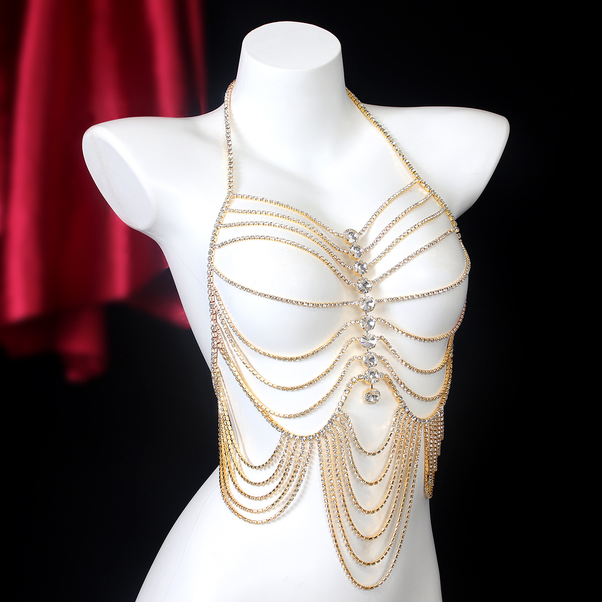 Luxurious Stripe Tassels Retro - огляд і ціна Body Jewelry Harness