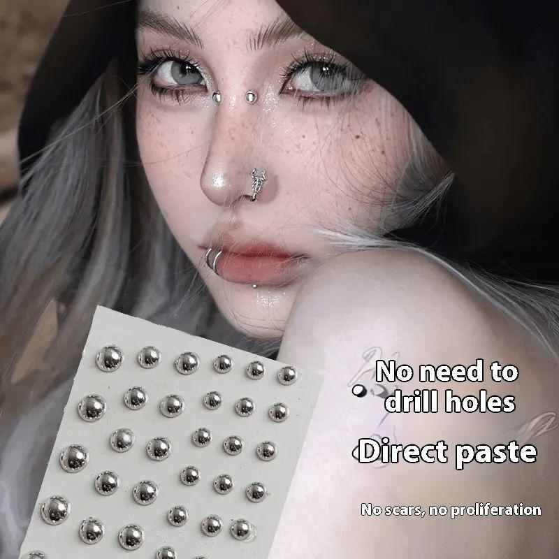 321pcs Non Piercing Lip Studs  - огляд і ціна Body Jewelry Nose Studs