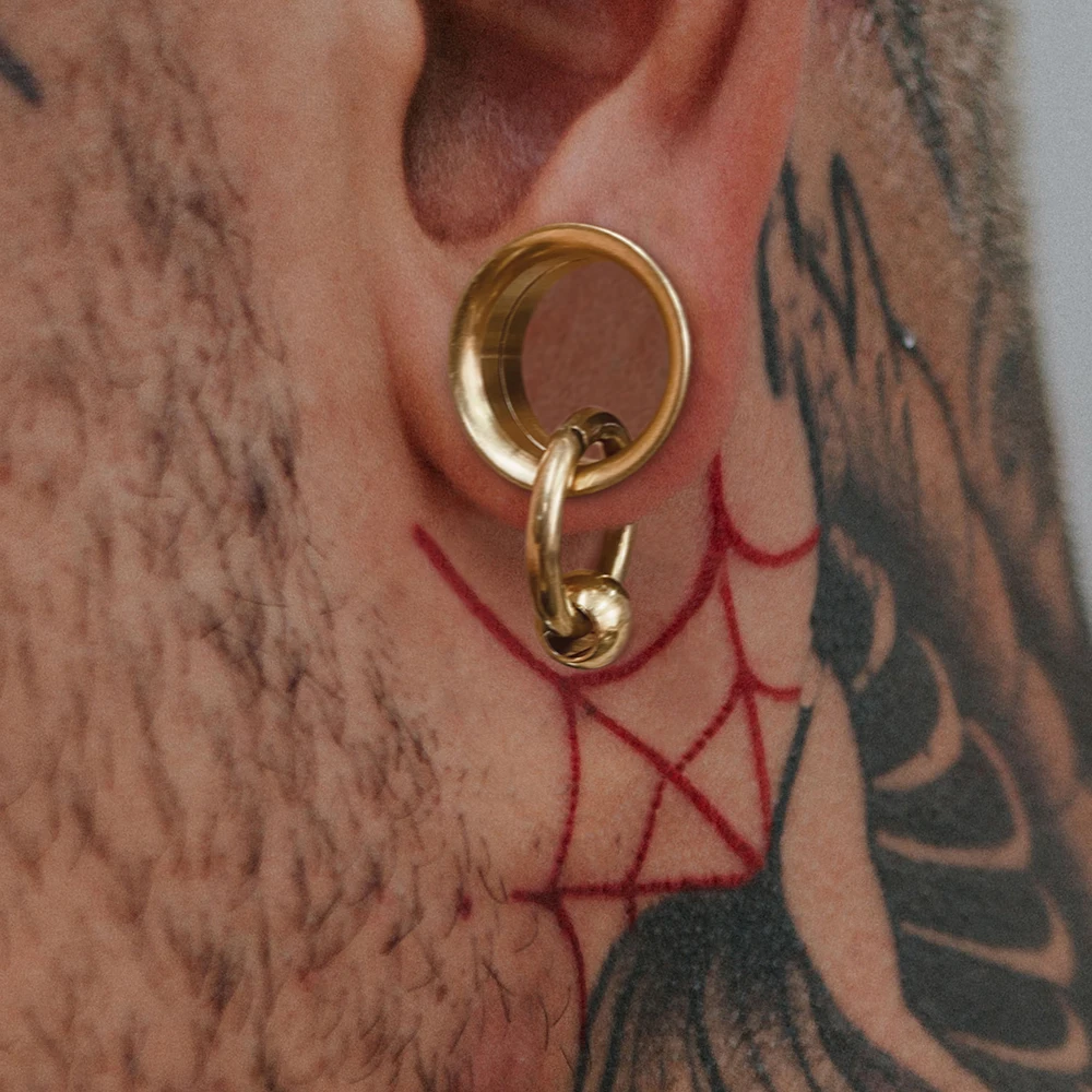 2PC/Set Stainless Steel Round  - огляд і ціна Body Jewelry Hangers