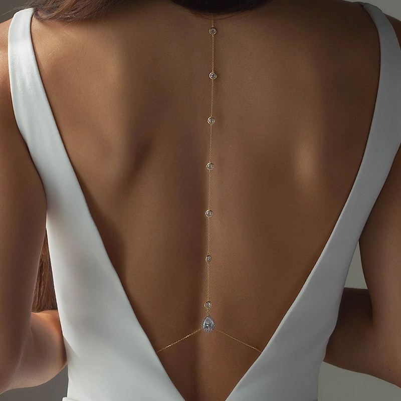 New Star Back Chain Body Jewel - огляд і ціна Body Jewelry For Backless Dress