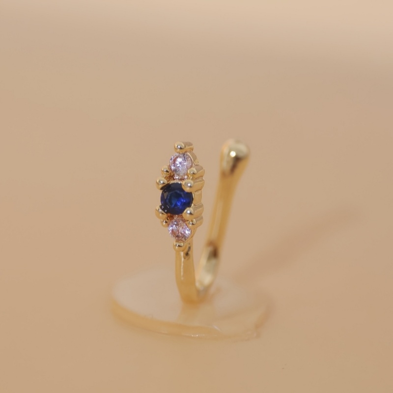 1-piece set of blue zircon nos - огляд і ціна Body Jewelry Nose Studs