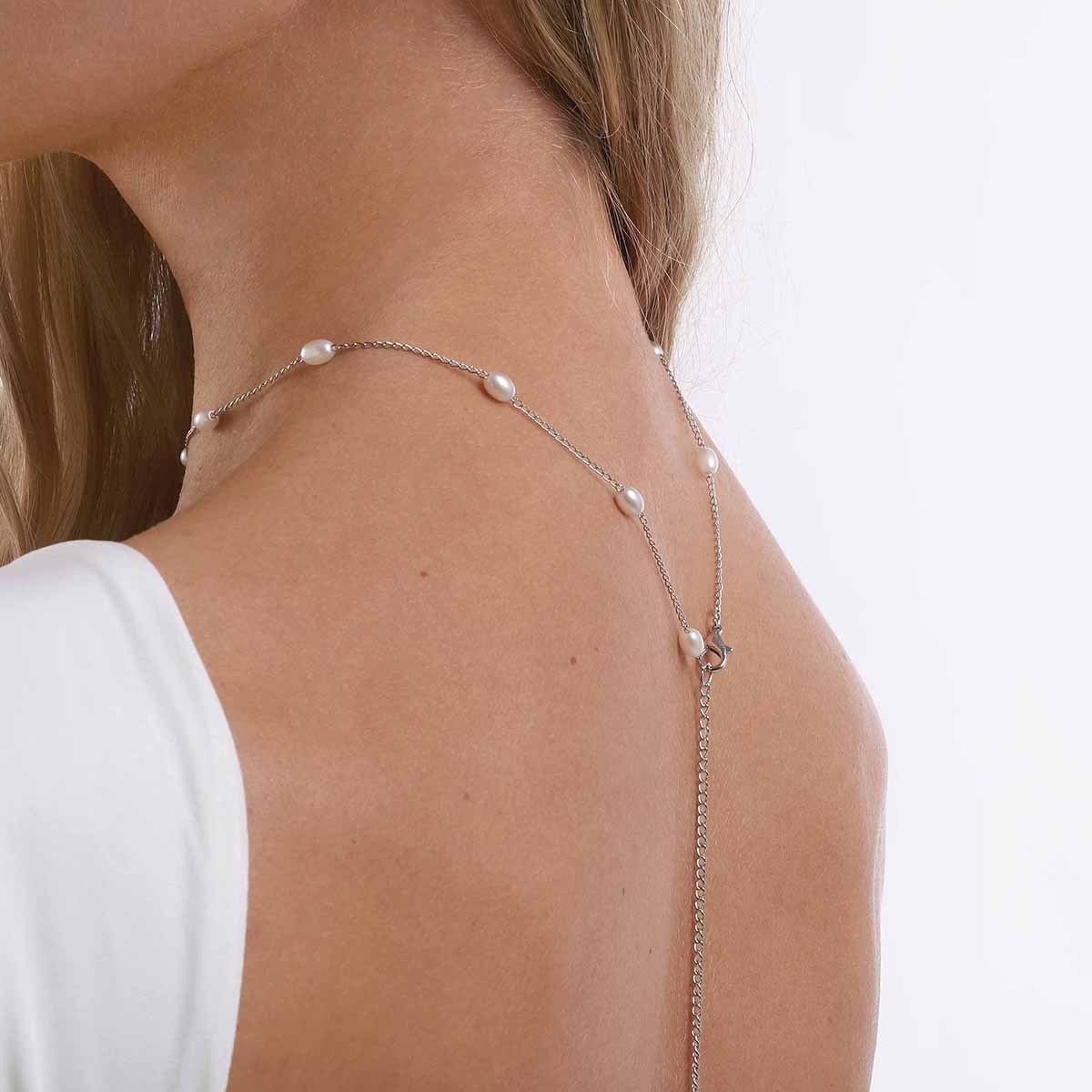 Elegant Back Drop Necklace Wit - огляд і ціна Body Jewelry For Backless Dress