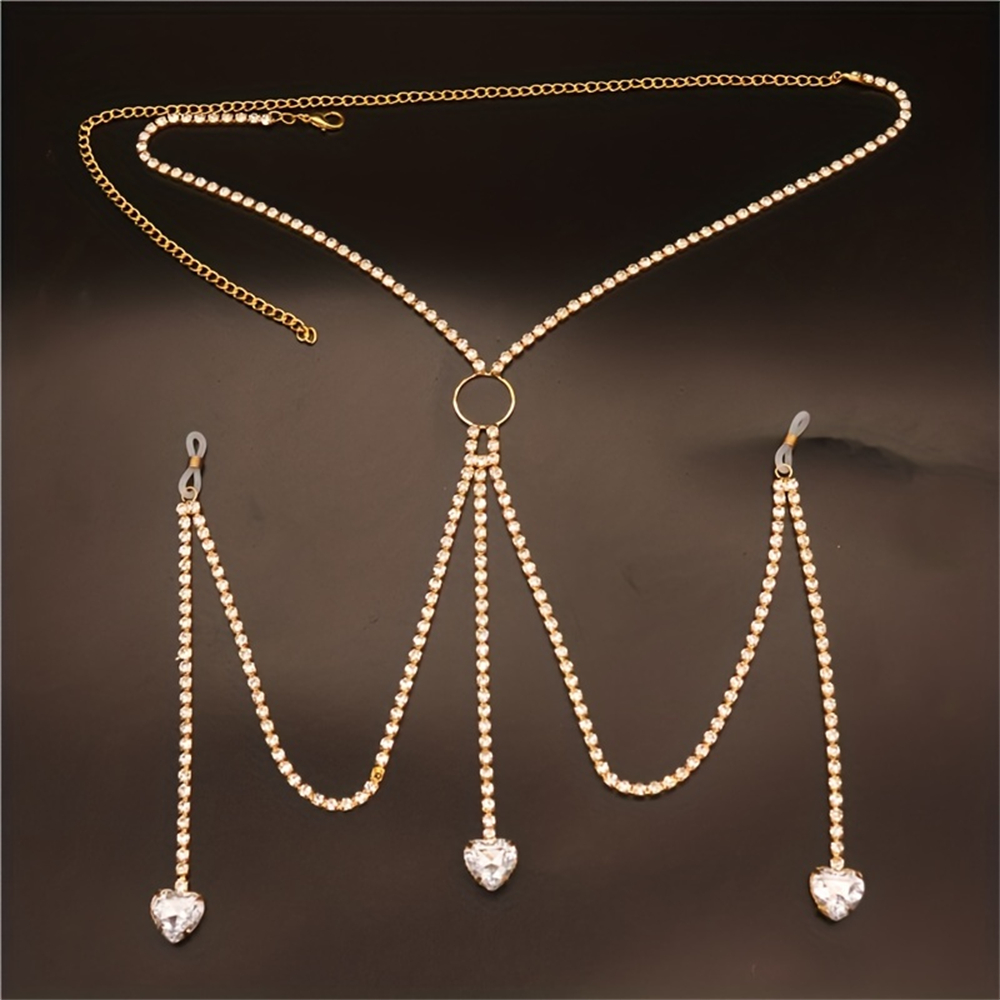 Exquisite Fashion Shining Rhin - огляд і ціна Body Jewelry Harness