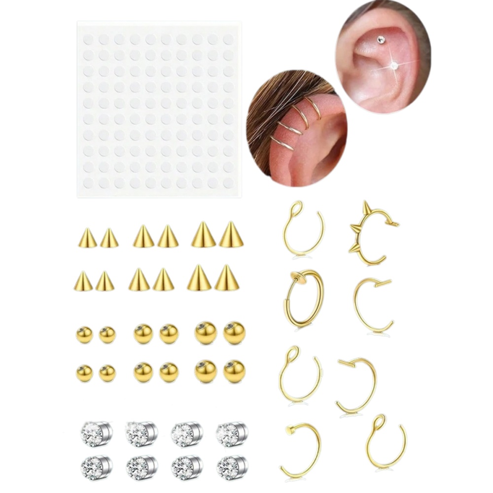 Fake Nose Rings Fake Septum Fo - огляд і ціна Body Jewelry Nose Studs