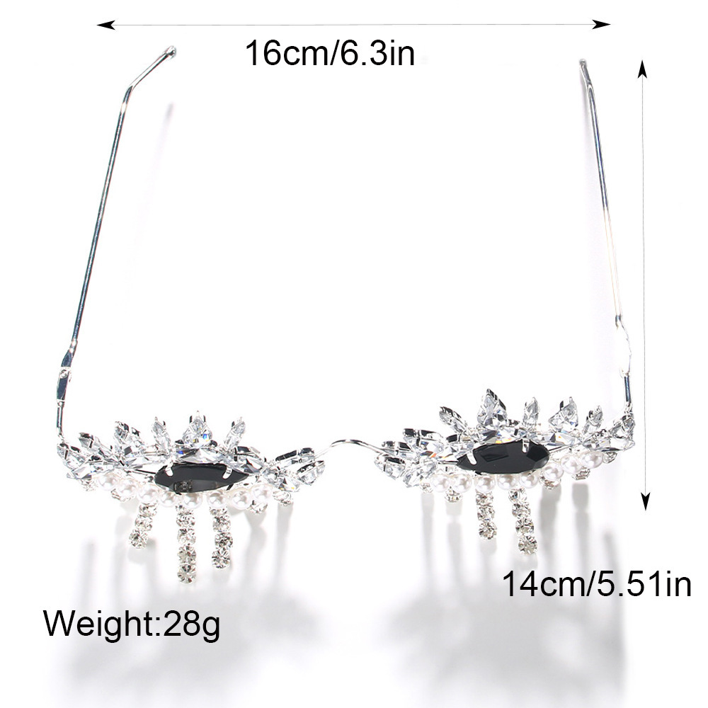Stonefans Tassel Glasses Frame - огляд і ціна Body Jewelry Y2K