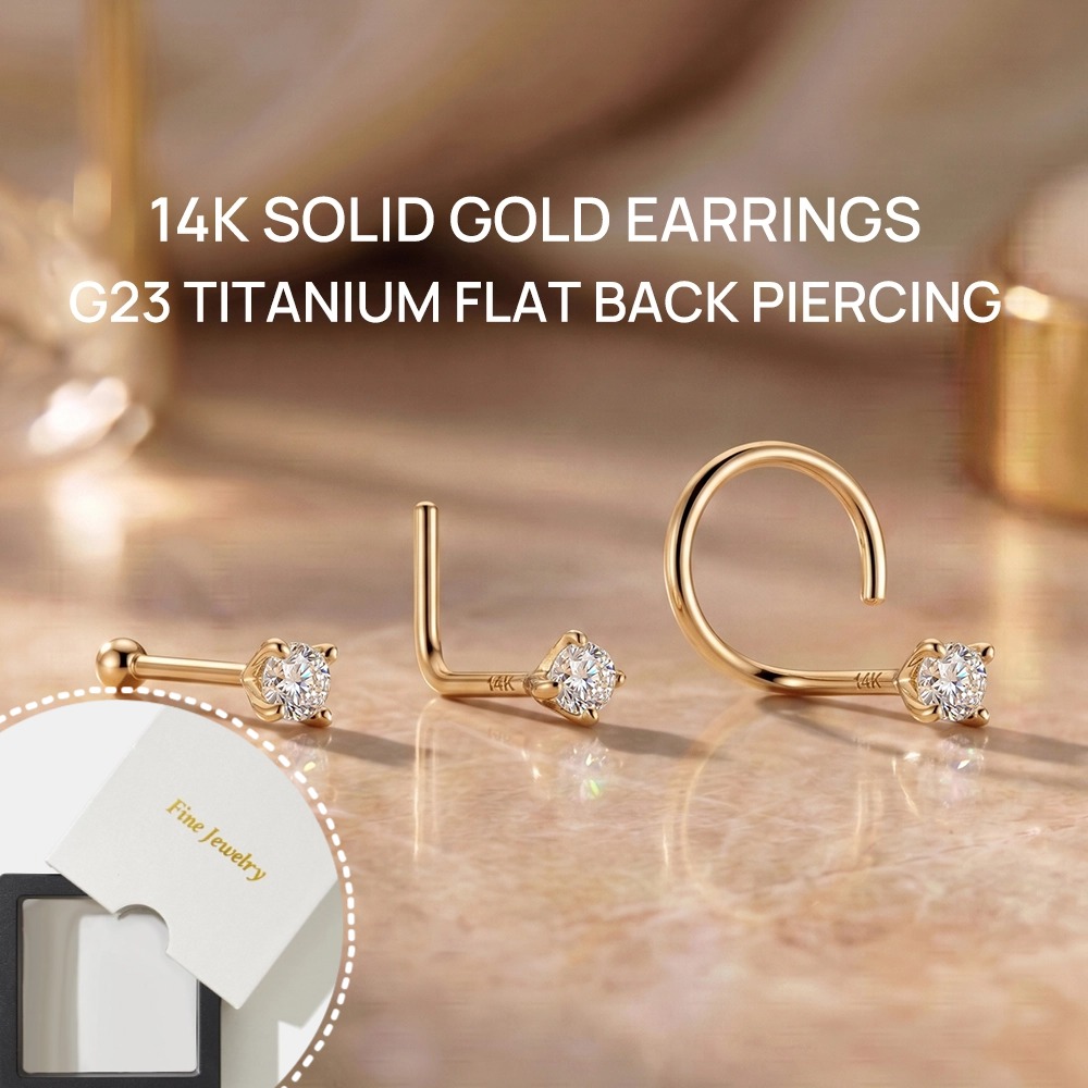 DIeSchein 14K Solid Gold Nose  - огляд і ціна Yellow Body Jewelry