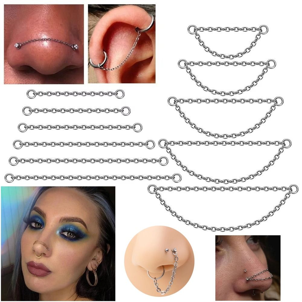 Fashion Titanium Nose Chain Do - огляд і ціна Body Jewelry Nose Studs