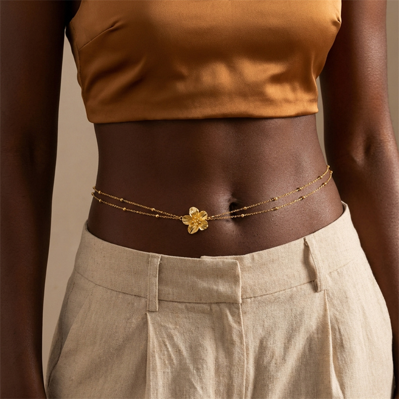 Simple Double Layers Belly Cha - огляд і ціна Body Jewelry Y2K