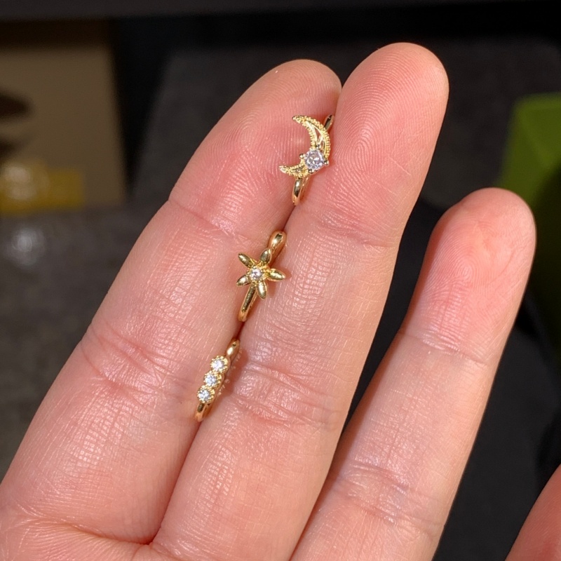 3-piece retro light luxury nos - огляд і ціна Body Jewelry Nose Studs