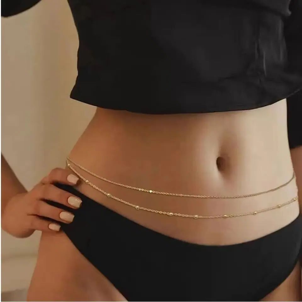 HipHop Double Layers Belly Cha - огляд і ціна Body Jewelry Y2K