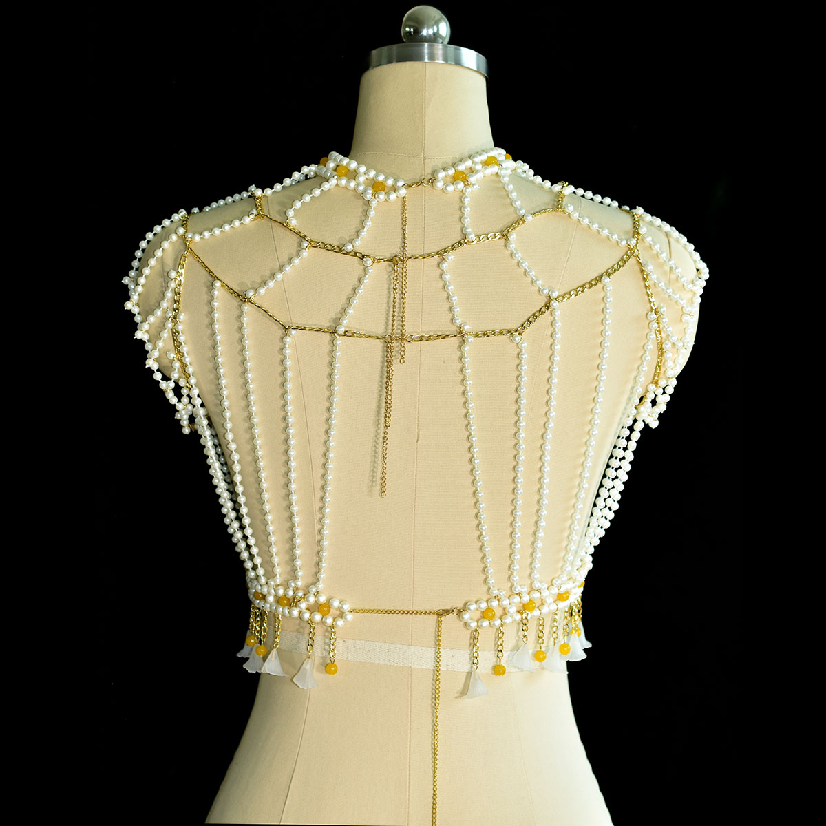 Elegant Fashion Ornate Imitati - огляд і ціна Yellow Body Jewelry