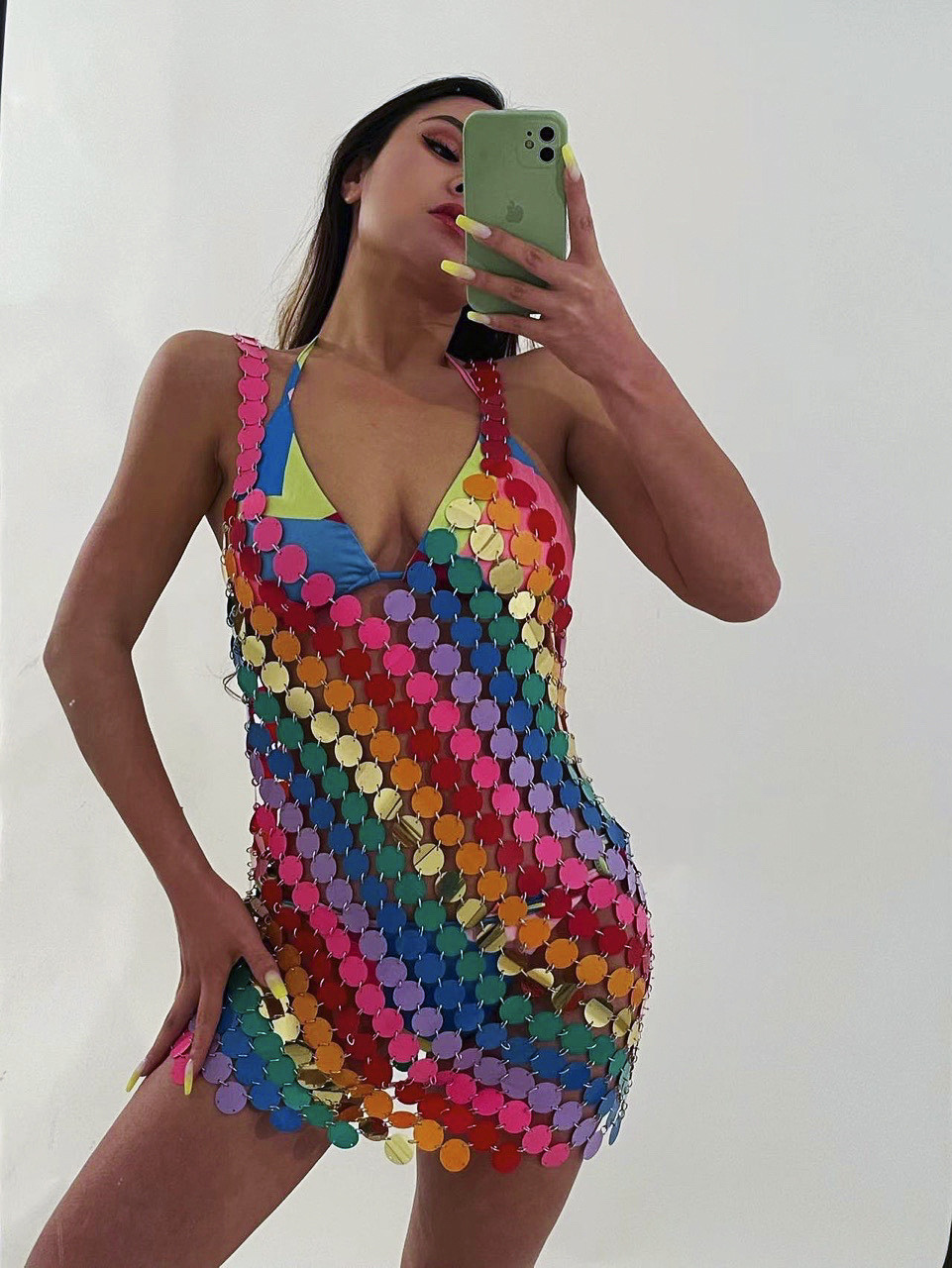 Sexy Backless Bling Mirror Col - огляд і ціна Body Jewelry For Backless Dress