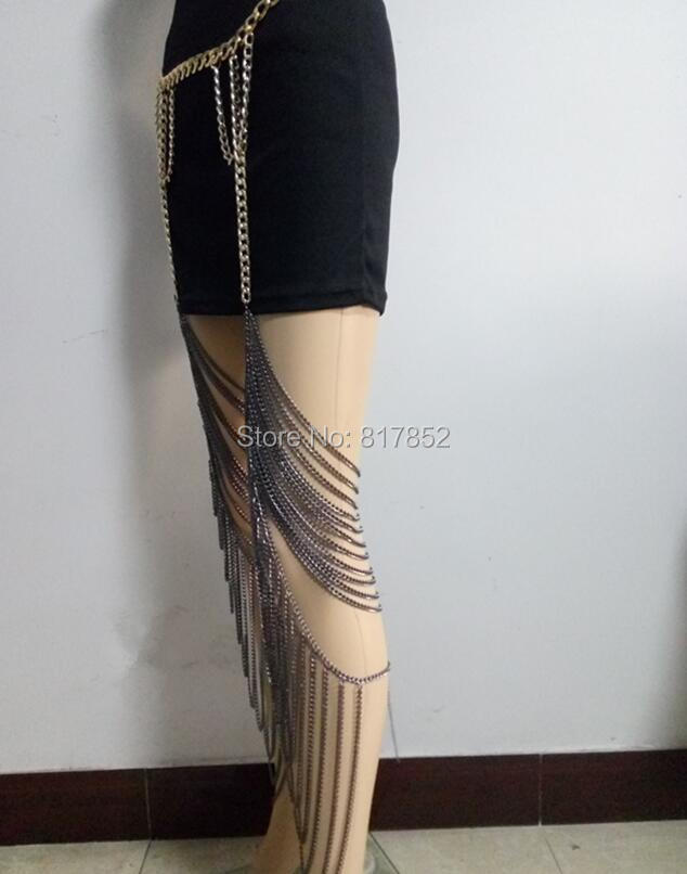 Fashion WRB89 Women Gold colou - огляд і ціна Body Jewelry Thigh Chain