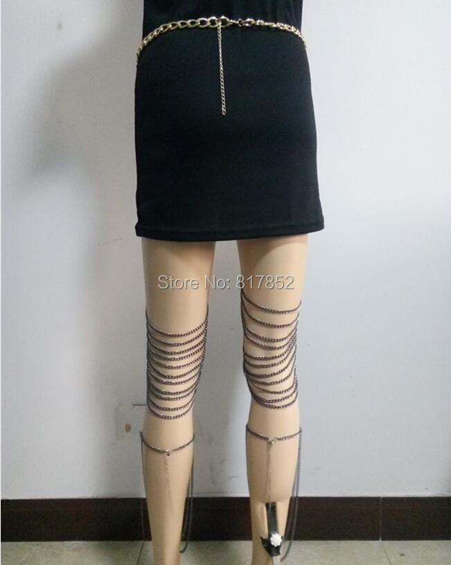 Fashion WRB89 Women Gold colou - огляд і ціна Body Jewelry Thigh Chain